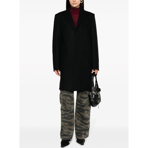 Zadig & Voltaire NWT $748 Marlyh Wool Noir Black Coat XXL Sz 48 Unisex Men Women - Picture 3 of 15